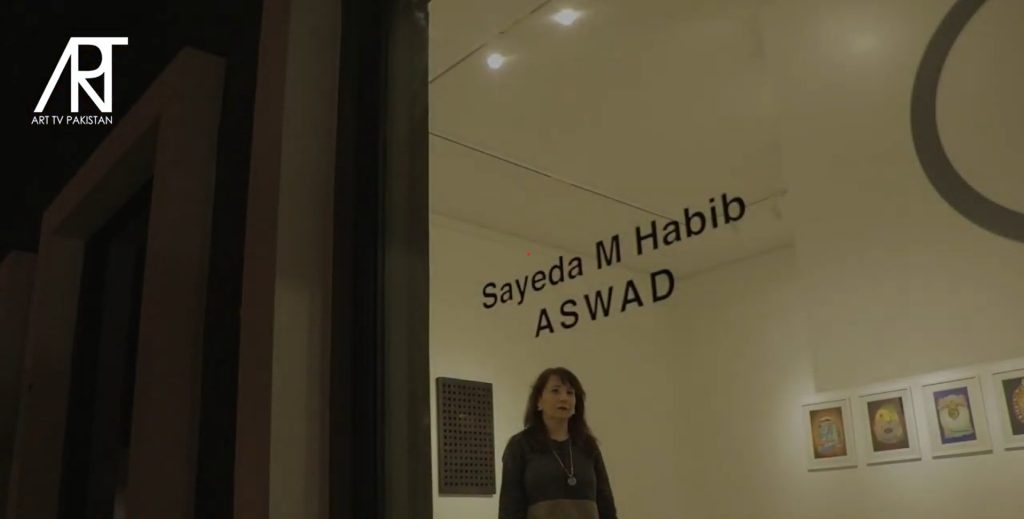 ASWAD Exhibition Opening at Canvas Gallery - Interview on Art Tv Pakistan