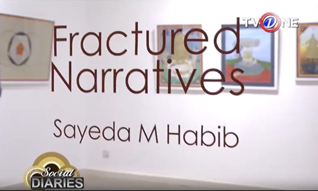 Fractured Narratives Exhibition Opening at Canvas Gallery - News Show - Social Diaries on TVONE