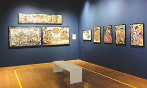 Yin and Yang Exhibition - The section of the gallery hosting Sadequain’s work
